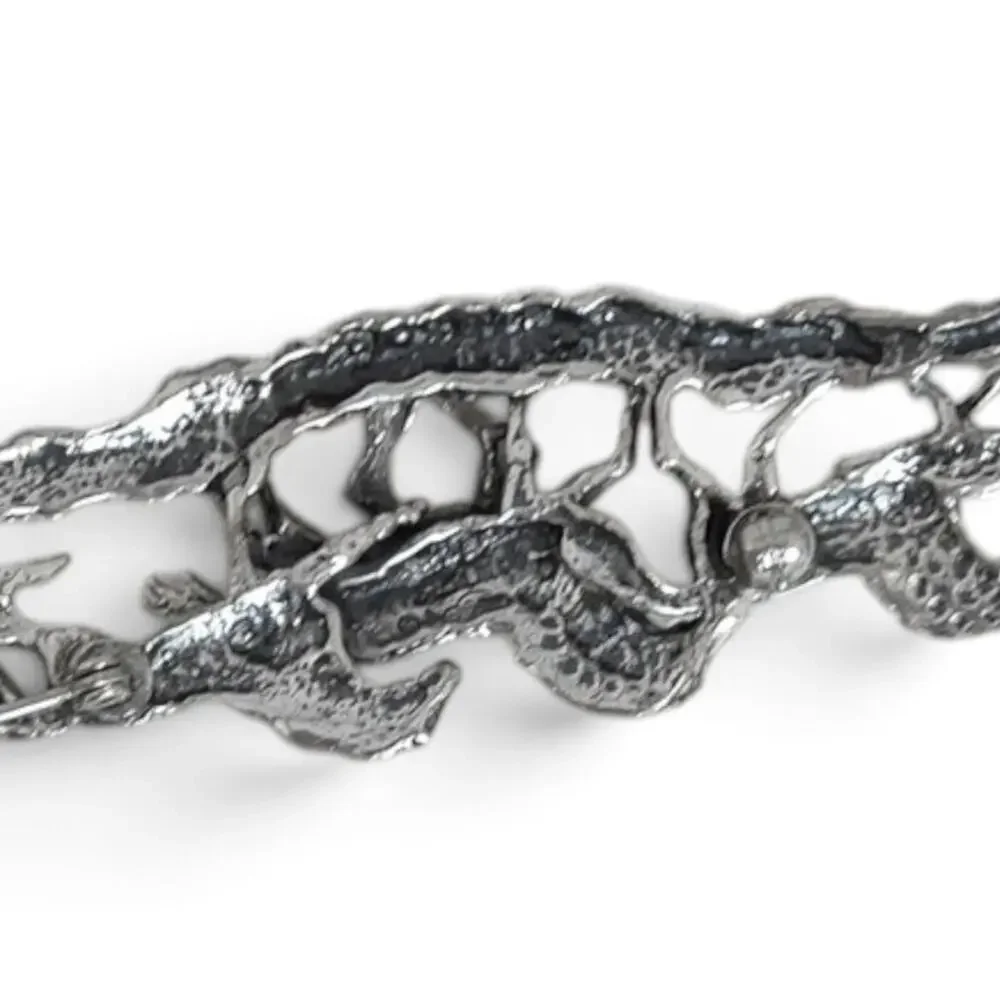 Silver Cloud Inc Sterling Silver Running Horses Brooch Pin Southwestern